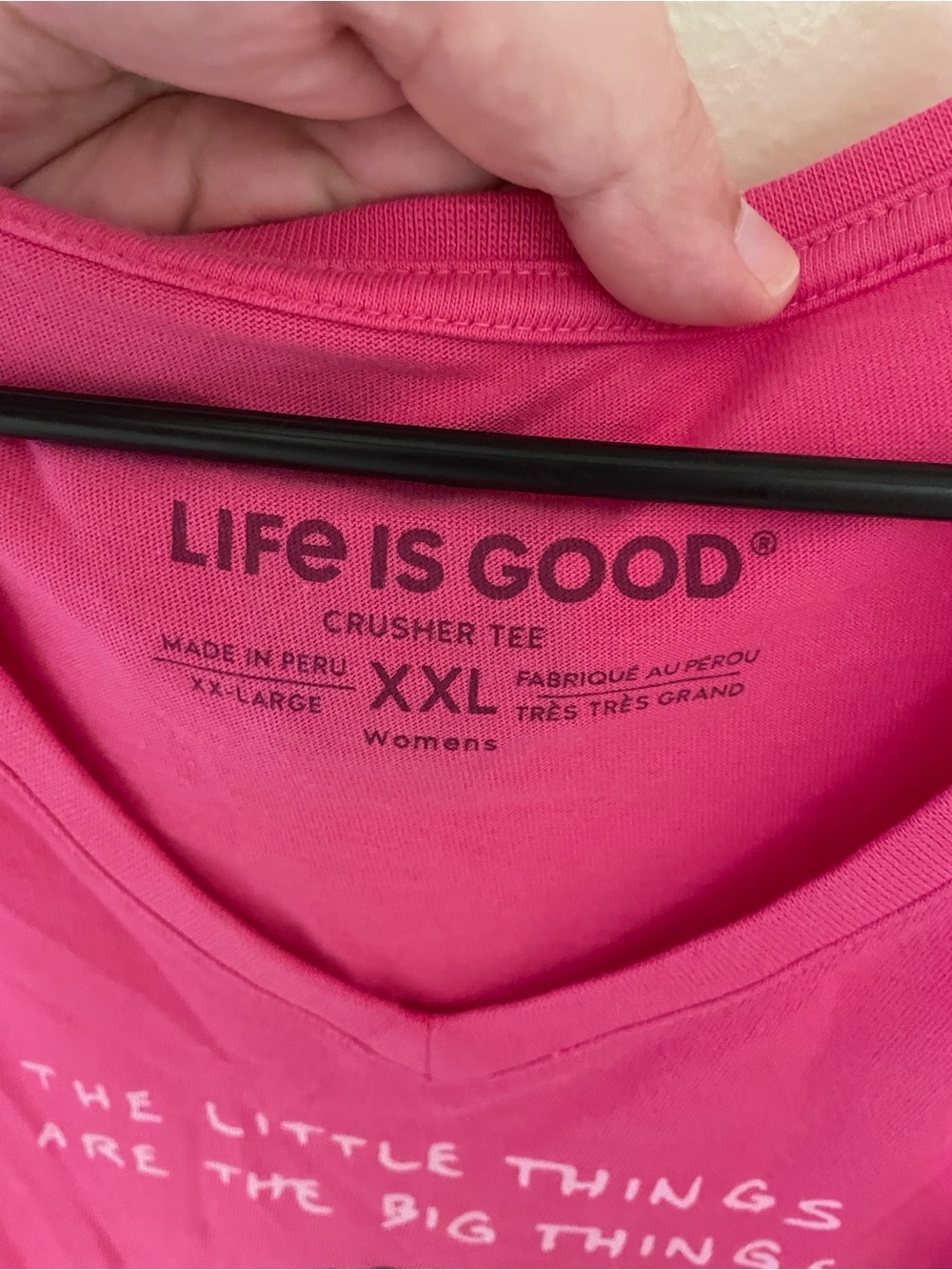 ✨Women’s Life Is Good Vneck Short Sleeve Tee XXL - Picture 6 of 8